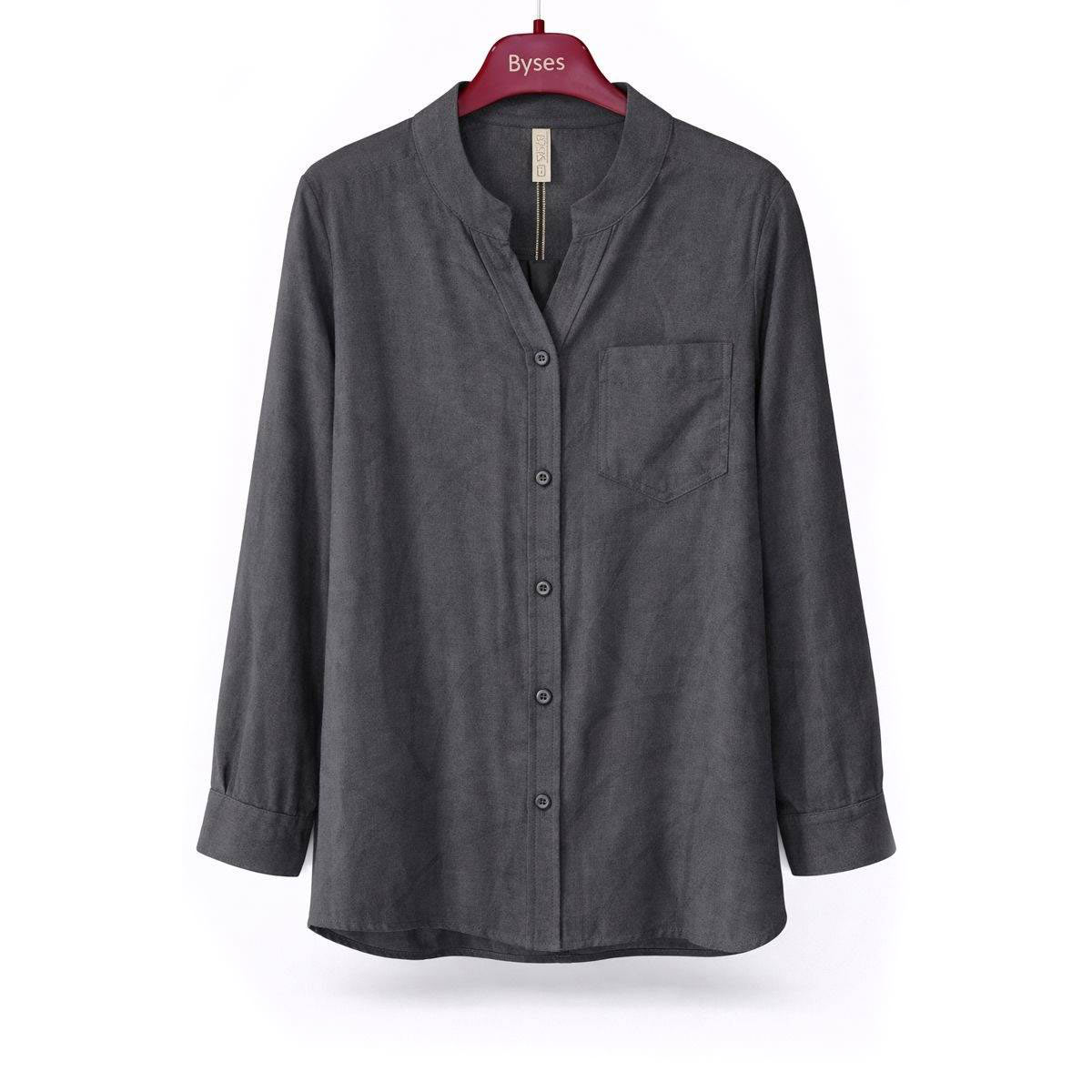 شومیز نخی زنانه وال دبل مشکی
